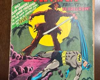 Batman 189 Feb. 1967 Introduces The Scarecrow In The Silver Age Of Comic Books
