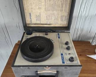 Califone 1430C Series Classroom Phonograph
