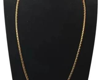 24K Yellow Gold Thick Chain Necklace * 20” * 20g