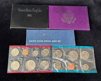 5 New U. S Mint Coin Sets 1966-1988
