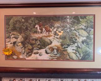 Bev Doolittle Signed and Number prints in wooden frames various sizes