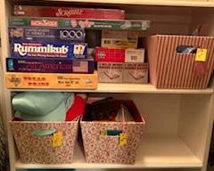 Games, storage boxes