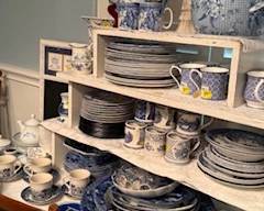 Blue and White Beautiful Beauties stacked 3 high... Must see and purchase for you home...