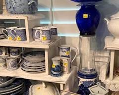 Vintage Blue and White china and ceramic collectables