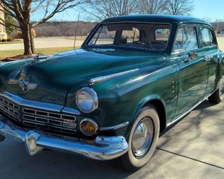 1948 Studebaker Land Cruiser 4 Door Sedan, 226.2 Cubic Inch 94 HP Inline 6 Engine, 3 Speed Manual Transmission, 6 Volt, Green, VIN #H261390
