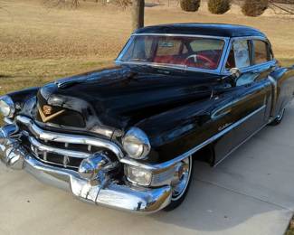 1953 Cadillac Series 62 4 Door, 331 Cubic Inch 199 HP V8 Engine, Black With Red Interior, 4 Speed Automatic Transmission, 12 Volt, VIN #536218747, 