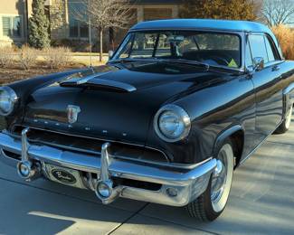 1952 Mercury Monterey 2 Door, 225 Cubic Inch 125 HP V-8 Engine, Merc-O-Matic Automatic Transmission, Black/Blue, VIN #52ME37911M 