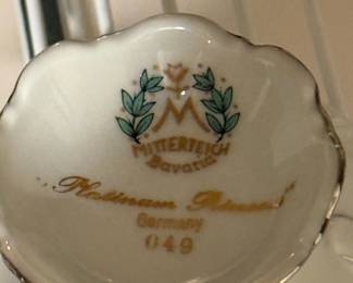 Mitterteich Bavaria Platinum Princess Tea Set