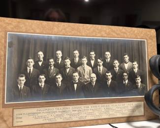 1920 Student Photograph for Columbus Training School for Embalmers