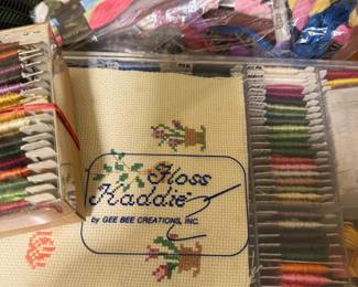 Gee Bee Creations, Inc. "Floss Kaddie" - Selection of Embroidery Floss 