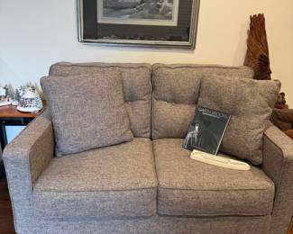 Framed & Matted Print "Himalayan Prince" by Charles Frace, Modern Grey Jute Upholstered Loveseat, Garth Brooks: The Anthology Part 1: The First Five Years Hardcover Book & CD Set