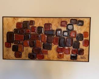 Brutalist Impasto Oil Painting by&nbsp;Rusty Russell