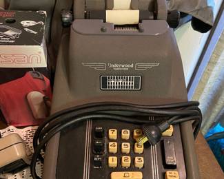 Circa 1940s Underwood Sundstrand Adding Machine