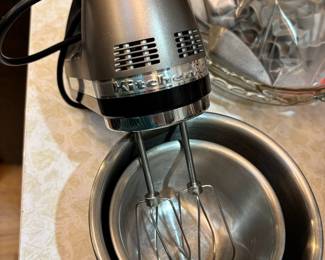 KitchenAid 7-Speed Silver Hand Mixer