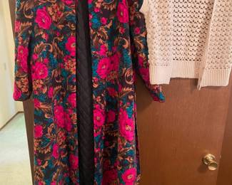 Vintage Floral Housecoat