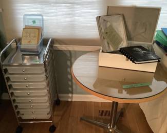 Drawer storage unit, Levenger Marilyn Monroe Dreamkeeper box