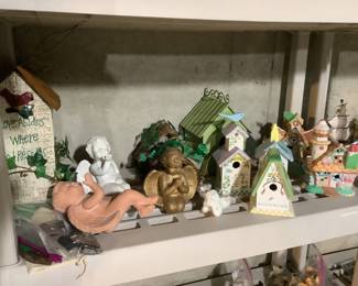 Collection of birdhouses