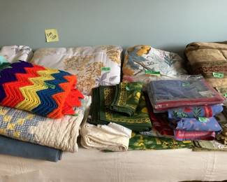 Quilts, comforters, throws