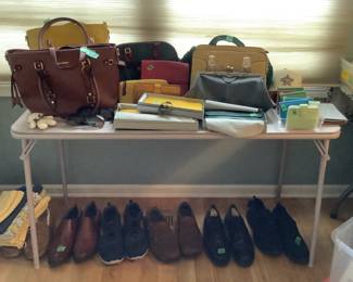 Purses and shoes including Dooney Bourke 