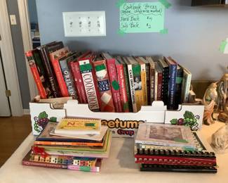 Cook books and recipe holder