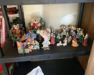 Two nativity sets plus stuffed toys