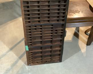 Vintage letter drawer