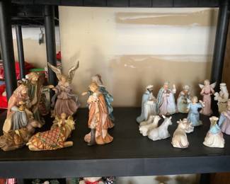 Two more nativity sets