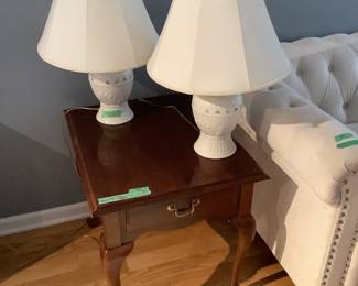 Belleck lamps….each $150 or pr. $275.