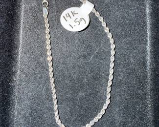 14K bracelet  