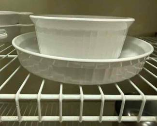 French White Corning ware