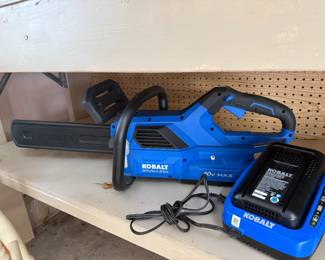 Kobalt rechargable chain saw 