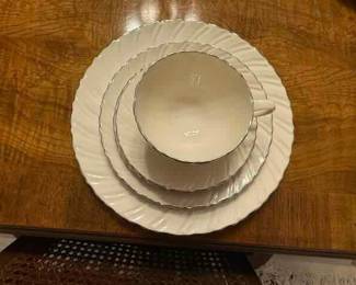 12 five piece place settings "Weatherly" by Lenox Fine China