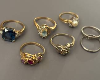Womens gold rings