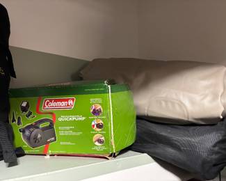 Coleman quick pump and air mattress