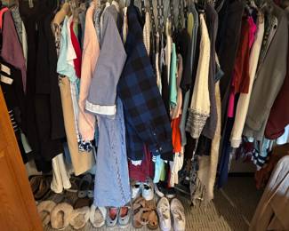 Women's clothes, shoes, jackets