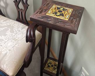 Vintage accent table