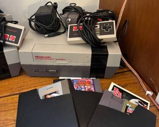 Second NES Nintendo Set with games