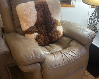 Leather recliner