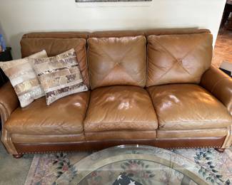Leather sofa / couch