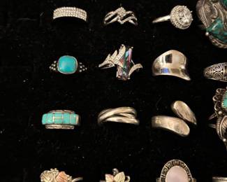 Sterling and other rings
