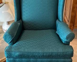 TealColored Thomasville Wingback Chair
