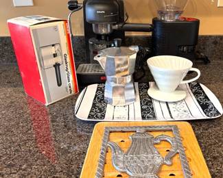 Krups Coffee Machine  Bodum Grinder