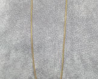 18 Karat Yellow Gold Snake Chain