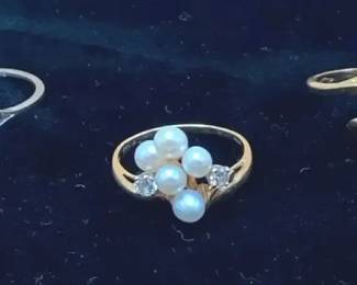Ladies 14K  10K Gold Fashion Rings