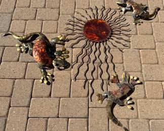 Desert Themed Metal Decor