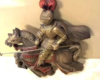 Jousting Knight Wall Art