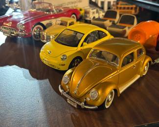 Volkswagen model cars, corvette 