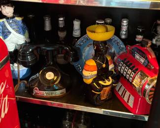 Jim Beam whiskey bottle collection