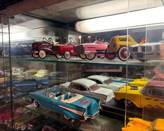 Model cars, pedal cars