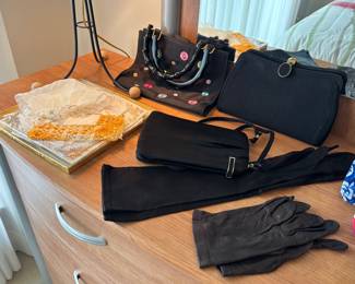 Purses, gloves